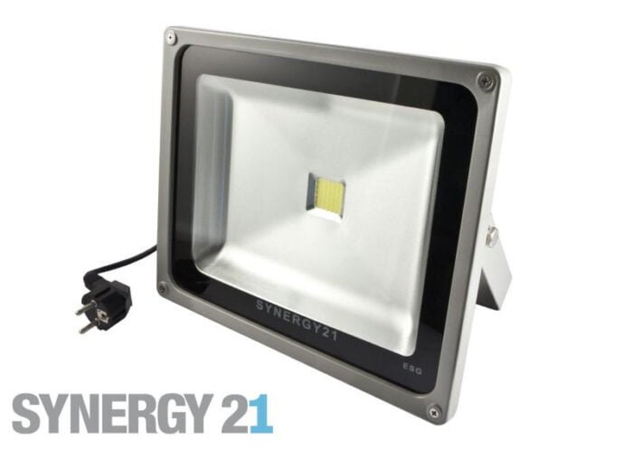 Synergy 21 LED Spot Outdoor Baustrahler 30W schwarzes Gehäuse - neutralweiß V2