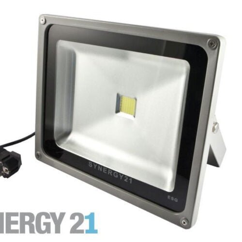 Synergy 21 LED Spot Outdoor Baustrahler 30W schwarzes Gehäuse - rot V2