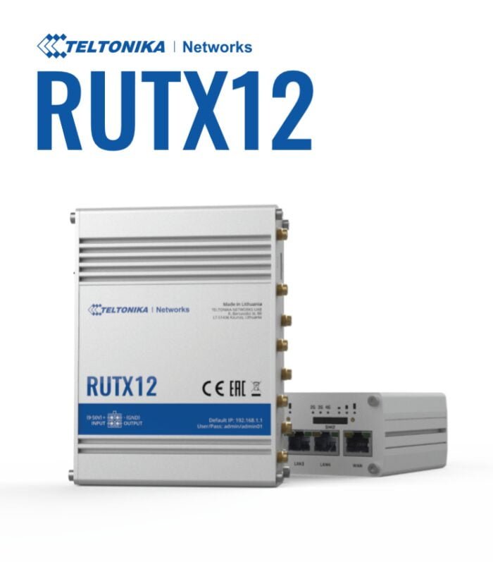 Teltonika · Router · RUTX12 · Dual LTE CAT6 Router WLAN