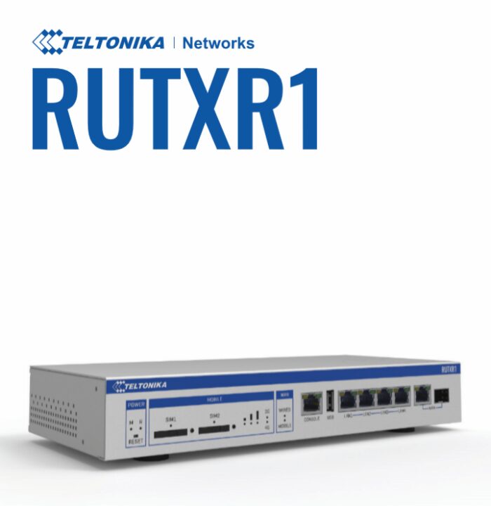 Teltonika · Router · RUTXR1 · SFP · LTE · WAN / 19" Winkel inklusive