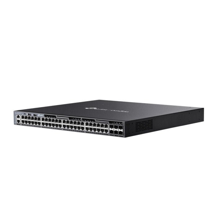 TP-Link Switch full managed Layer3 54 Port &bull 48x 1 GbE &bull 6x SFP+ &bull PoE Budget bis 1440 Watt &bull 48x PoE at &bull 1