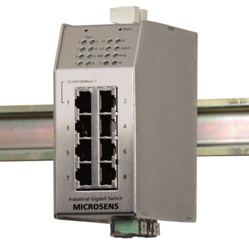 Microsens Profi Line industrial 10port Switch 1x Gigabit Dual