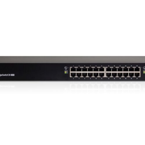 Ubiquiti EdgeSwitch 24 / 24 Gigabit RJ45 Ports / 2 SFP Ports / 500W / PoE+ / ES-24-500W