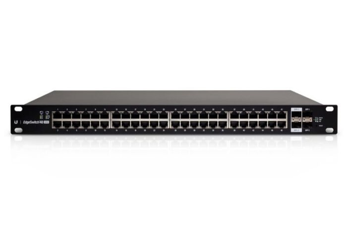 Ubiquiti EdgeSwitch 48 / 48 Gigabit RJ45 Ports / 2 SFP+ Ports / 2 SFP Ports / 500W / PoE+ / ES-48-500W