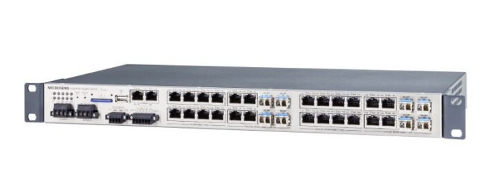 Microsens Ruggedized 19" 25 Port Gigabit Ethernet Switch