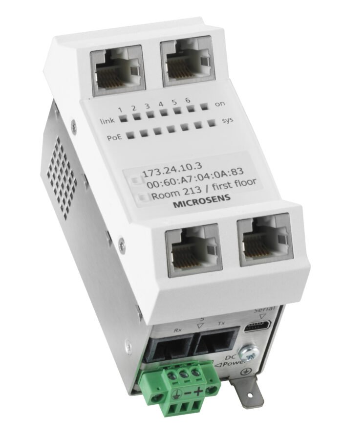 Microsens Installationswitch GBE 6 Port