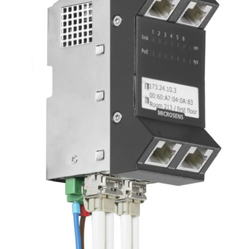 Microsens Installationswitch GBE 6 Port