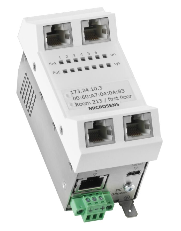 Microsens Installationswitch GBE 6 Port