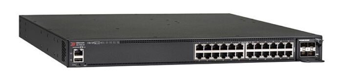 CommScope RUCKUS Networks ICX 7450 Switch 24-port 1 GbE switch bundle includes 3x40G QSFP+