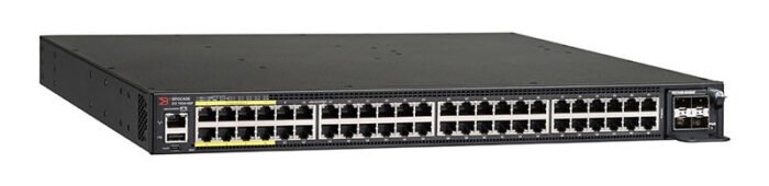 CommScope RUCKUS Networks ICX 7450 Switch 48-port 1 GbE switch PoE+ bundle includes 4x10G SFP+ uplinks