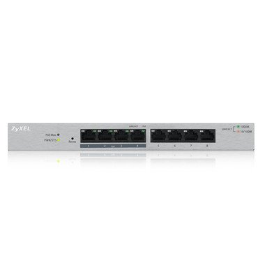 Zyxel Switch smart managed Layer2 8 Port &bull 8x 1 GbE &bull Desktop &bull Lüfterlos &bull GS1200-8