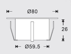 Synergy 21 LED Bodeneinbaustrahler ARGOS rund in-G-D IP67 ww