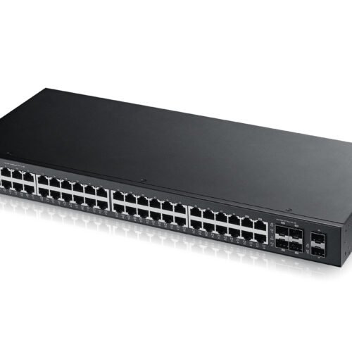 Zyxel Switch smart managed Layer2 50 Port &bull 44x 1 GbE &bull 4x 1 Gb Combo &bull 2x SFP &bull 19" &bull NebulaFlex &bull GS19