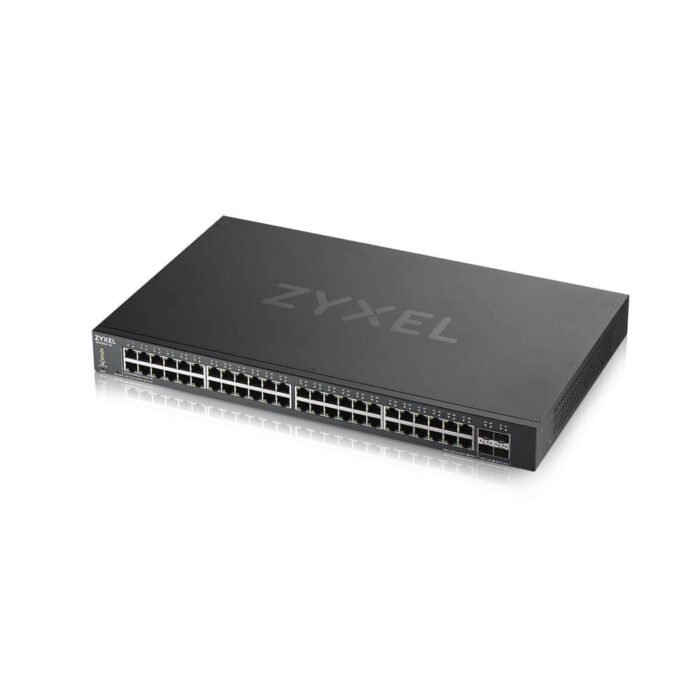 Zyxel Switch smart managed Layer2 52 Port &bull 48x 1 GbE &bull 4x SFP+ &bull 19" &bull NebulaFlex &bull XGS1930-52