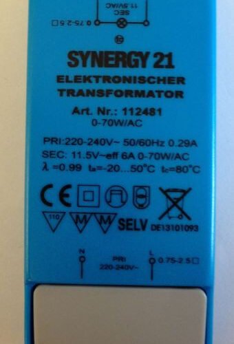 Synergy 21 Netzteil - 12V 105W AC dimmbar