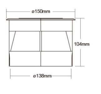 Synergy 21 LED Subordinate Bodeneinbaustrahler 9W RGB+CCT mit Funk und WLAN *Milight/Miboxer*