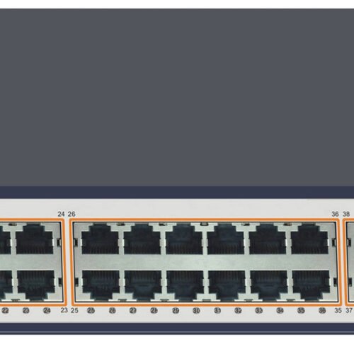 ZTE Switch Stackable Layer 3 PoE 48x Gigabit RJ45 + 4x Combo 1GB SFP/10GB SFP+ slot und 1x 480 Watt Netzteil