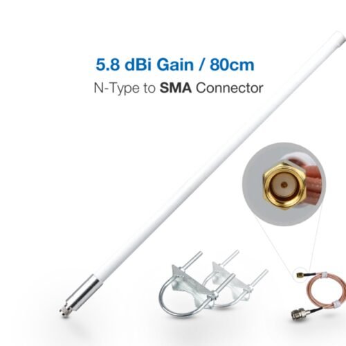 RAK Wireless · LoRa · Accessories · Fiber Glassr Antenna Peak Gain 5.8dBi · N-Type zu RP-SMA