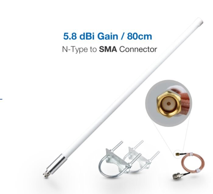 RAK Wireless · LoRa · Accessories · Fiber Glassr Antenna Peak Gain 5.8dBi · N-Type zu RP-SMA