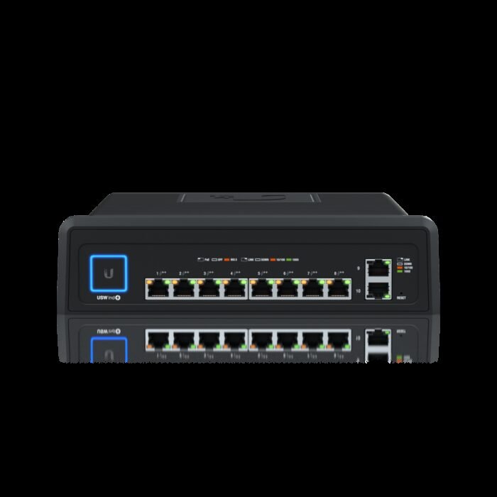 Ubiquiti UniFi Industrial / 10 Port / 450 W / 8xPoE++ / 2xRJ45 Gigabit / Lüfterlos / Switch USW-Industrial - Image 5