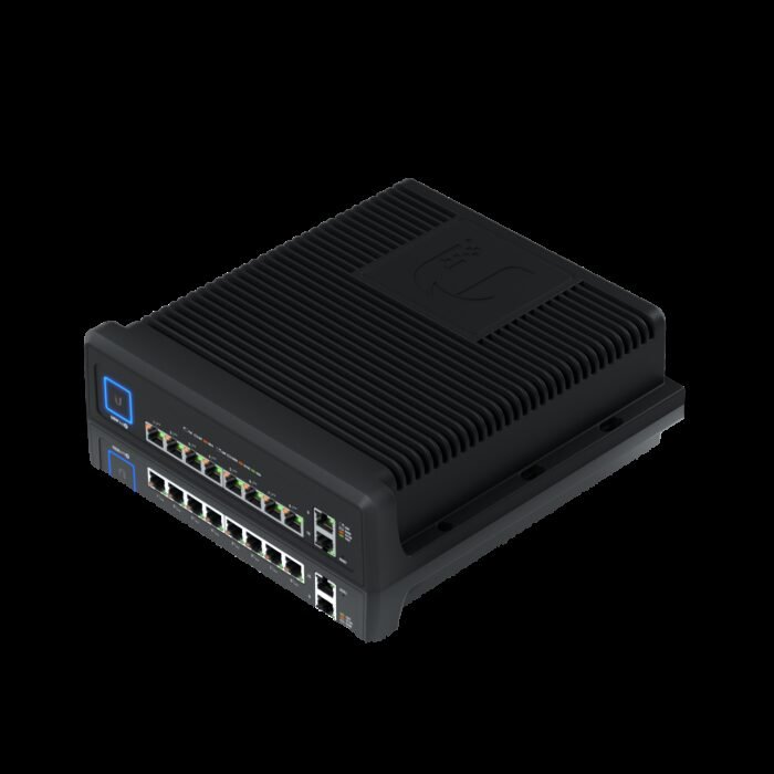 Ubiquiti UniFi Industrial / 10 Port / 450 W / 8xPoE++ / 2xRJ45 Gigabit / Lüfterlos / Switch USW-Industrial - Image 8