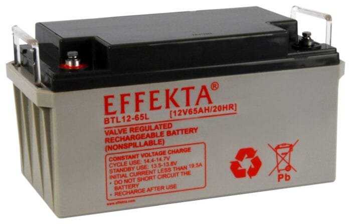 Effekta zbh. Akku 12V/ 65Ah