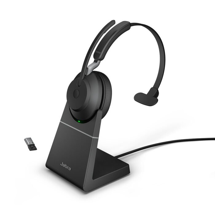 Jabra Evolve2 65 Link380a UC Mono Stand Black