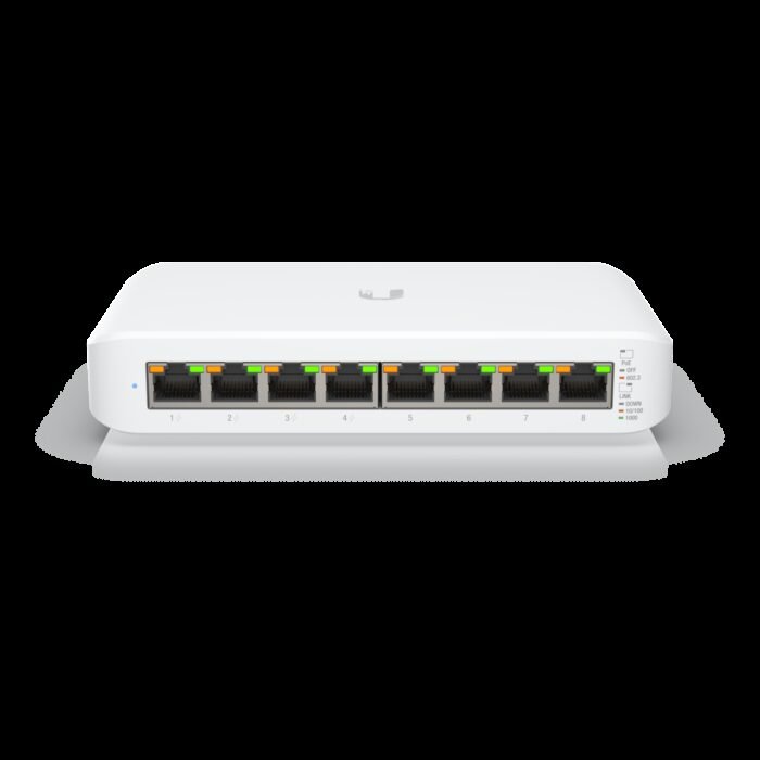 Ubiquiti Switch Lite / 8 Port / 4x POE+ / 4x RJ45 Gigabit / USW-Lite-8-PoE