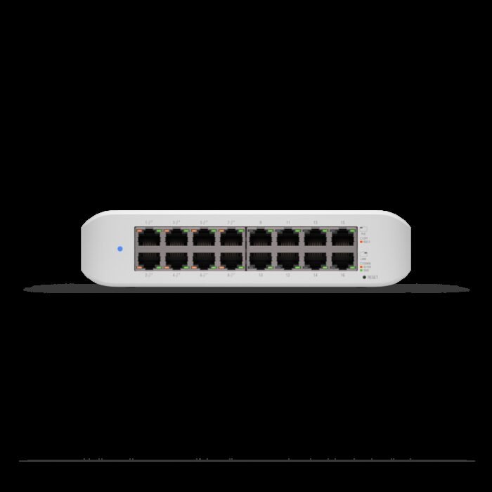 Ubiquiti Switch Lite / 16 Port / 8x POE+ / 8 x RJ45 Gigabit / 45W / USW-Lite-16-PoE - Image 3