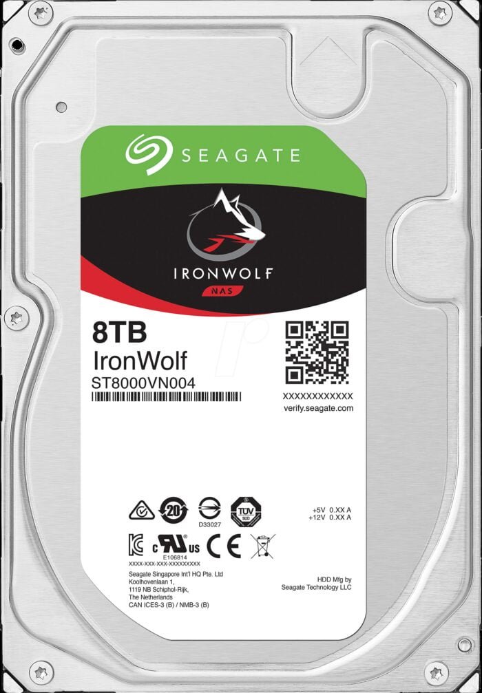 HDS 8TB Seagate IronWolf NAS *24/7*