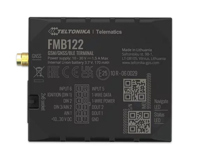 Teltonika · Tracker GPS · FMB122 · Fahrzeug · GNSS/GSM/BLE 4.0 - Image 2