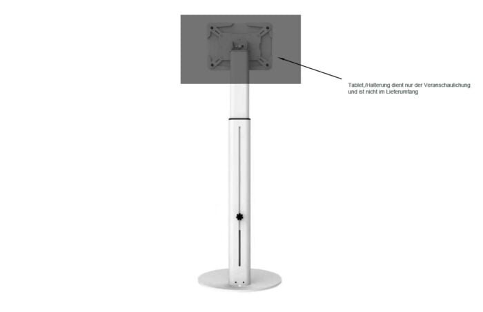 VESA Standfuß Halterung höhenverstellbar für Tablet