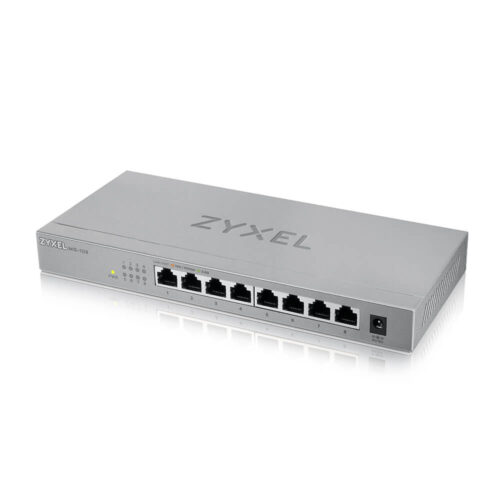 Zyxel Switch unmanaged Layer2 8 Port &bull 8x 2.5 GbE &bull Desktop &bull Lüfterlos &bull MG-108