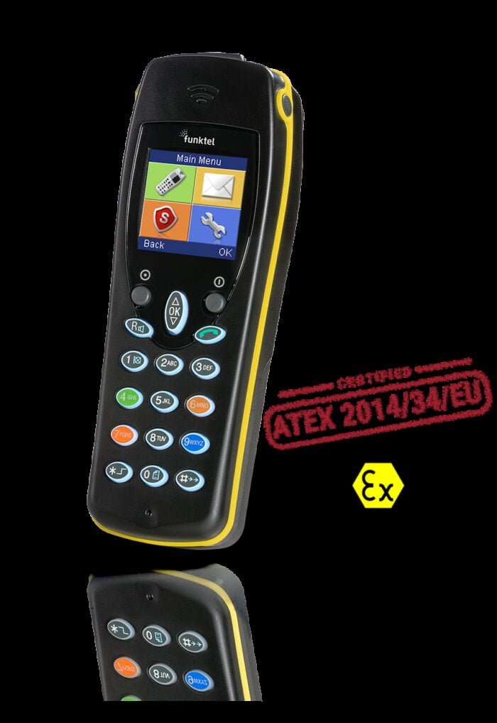 Funktel FC4Ex DECT-Handset mit ATEX-Schutz (FC4 Ex HS Set)