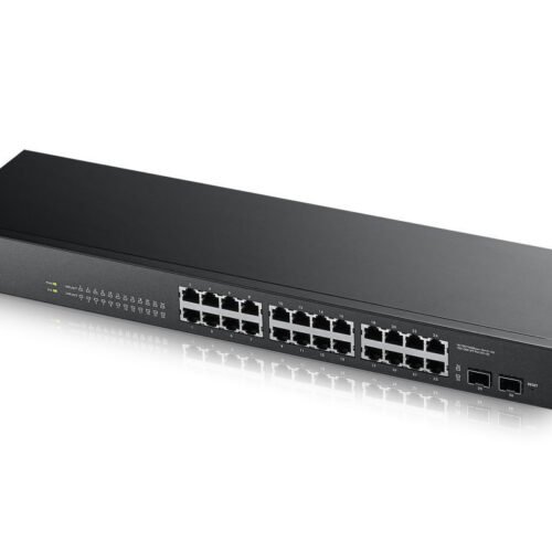 Zyxel Switch smart managed Layer2 26 Port &bull 24x 1 GbE &bull 2x SFP &bull 19" &bull Lüfterlos &bull GS1900-24 V2