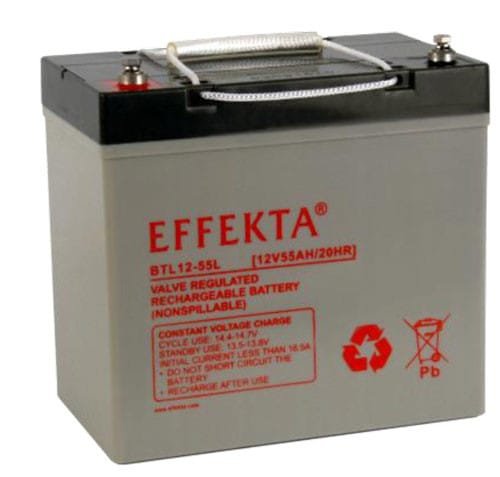 Effekta zbh. Akku 12V/ 55Ah(L)