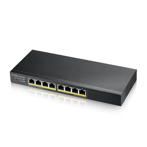 Zyxel Switch smart managed Layer2 8 Port &bull 8 x 1 GbE &bull PoE Budget 60 Watt &bull 8x PoE at &bull Desktop &bull NebulaFlex