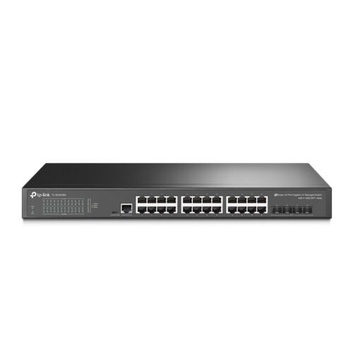 TP-Link Switch full managed Layer2+ 28 Port &bull 24x 1 GbE &bull 4x SFP+ &bull Lüfterlos