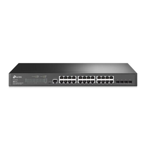 TP-Link Switch full managed Layer2+ 28 Port &bull 24x 1 GbE &bull 4x SFP &bull 19" &bull Lüfterlos