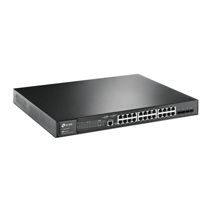 TP-Link Switch full managed Layer2+ 28 Port &bull 24x 1 GbE &bull 4x SFP &bull PoE Budget 384 Watt &bull 24x PoE at &bull 4x SFP - Image 3