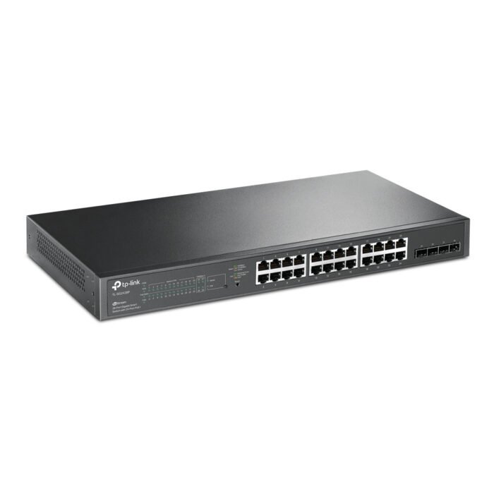 TP-Link Switch full managed Layer2+ 28 Port &bull 24x 1 GbE &bull 4x SFP &bull PoE Budget 192 Watt &bull 24x PoE at &bull 2x SFP - Image 3