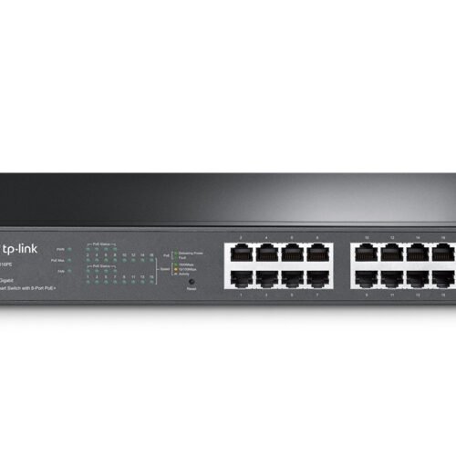 TP-Link - TL-SG1016PE - 16-Port Gigabit Easy Smart Switch with 8-Port PoE+