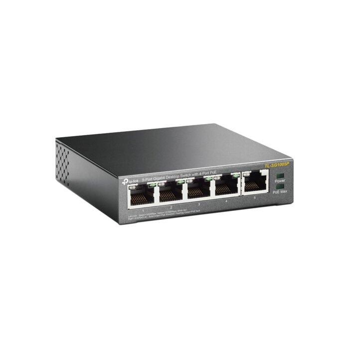 TP-Link - TL-SG1005P - 5-Port Gigabit Desktop Switch with 4-Port PoE - Image 3