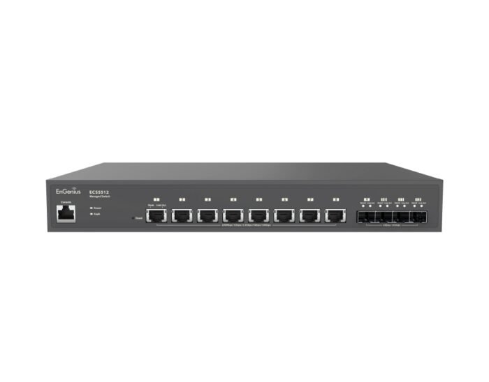 EnGenius Switch full managed Layer2+ 12 Port &bull 8x 10 GbE &bull 4x SFP+ &bull 13" &bull ECS5512 &bull EnGenius Cloud - Image 4