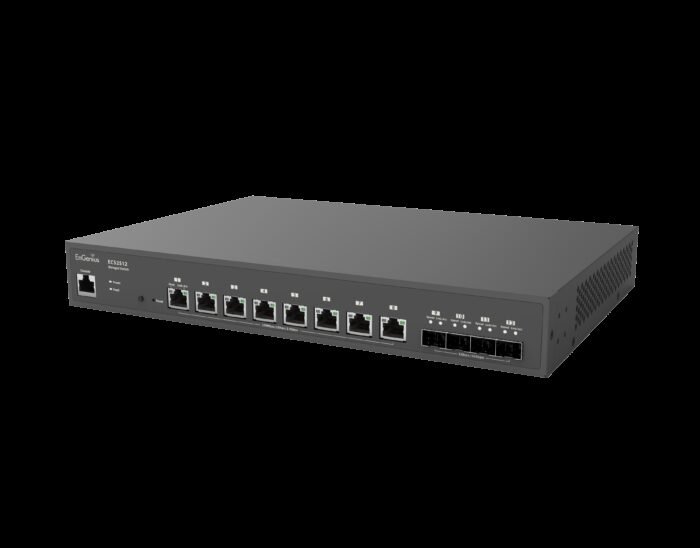 EnGenius Switch full managed Layer2+ 12 Port &bull 8x 2.5 GbE &bull 4x SFP+ &bull 13" &bull ECS2512 &bull EnGenius Cloud