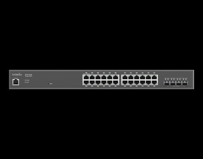 EnGenius Switch full managed Layer2+ 28 Port &bull 24x 1 GbE &bull 4x SFP+ &bull 19" &bull ECS1528 &bull EnGenius Cloud - Image 3