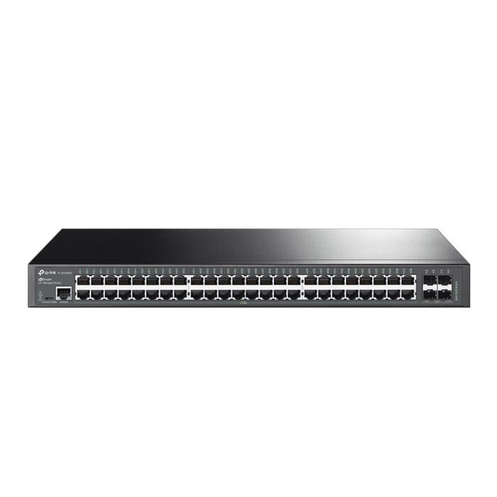 TP-Link Switch full managed Layer2+ 52 Port &bull 48x 1 GbE &bull 4x SFP+ &bull PoE Budget 500 Watt &bull 48x PoE at &bull 19? &