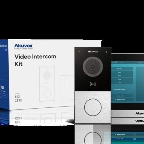 Akuvox Intercom-Kit C313+E12W with logo