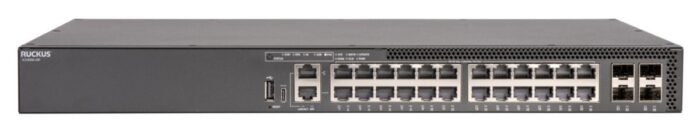 24x10/100/1000 Mbps PoE+ ports