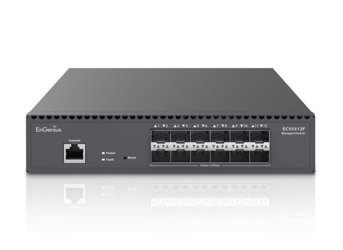 EnGenius Switch Managed Layer2+ 12-Port &bull 12x SFP+ &bull 9